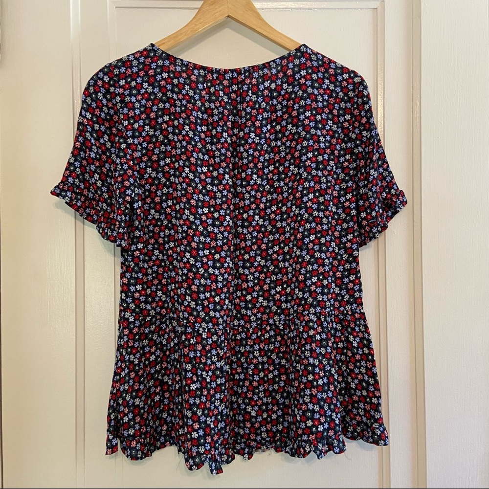 Madewell Stanza Ruffle hem top - Picture 4 of 5